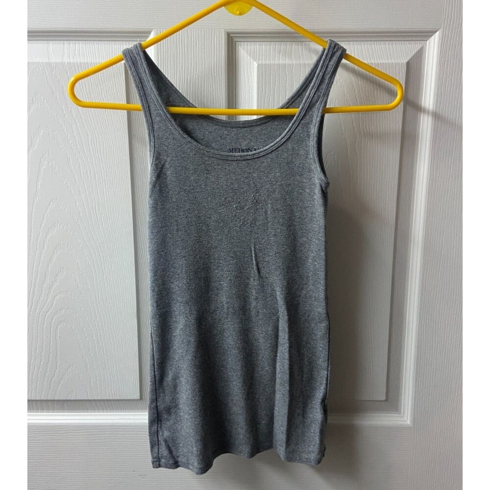 Merona Tank Top Women XS Gray Stretch Capsule Soft Jersey
